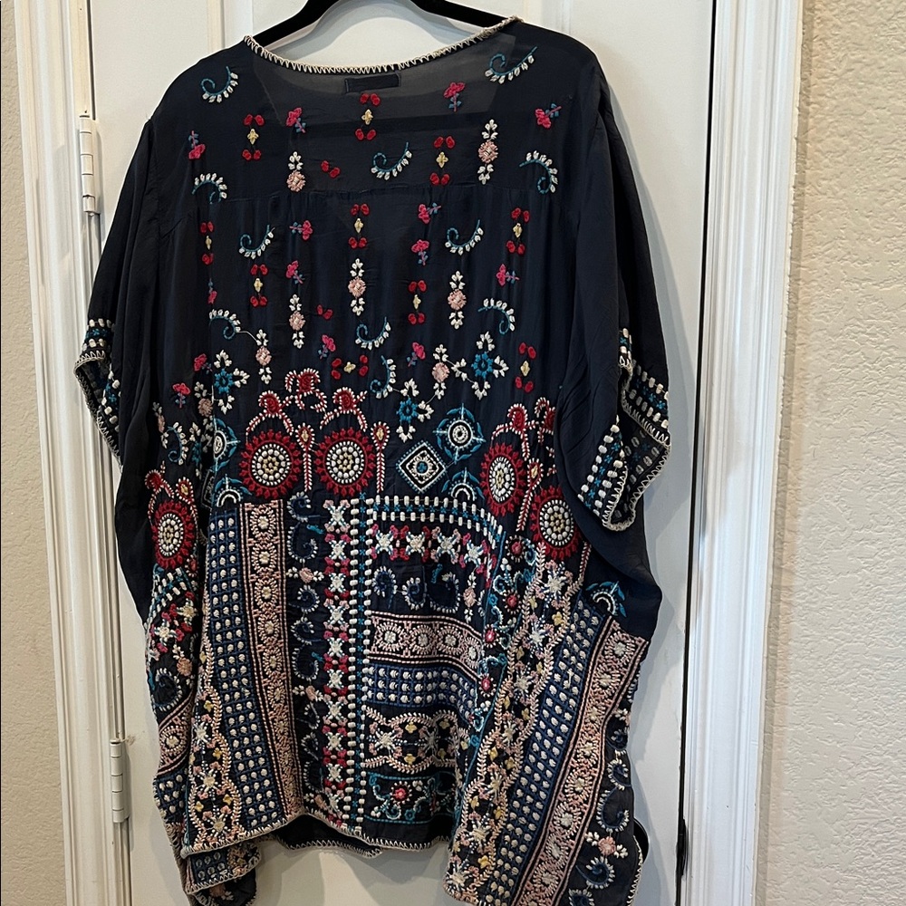 Johnny Was Multicolor Embroidered Blouse - Picture 5 of 6